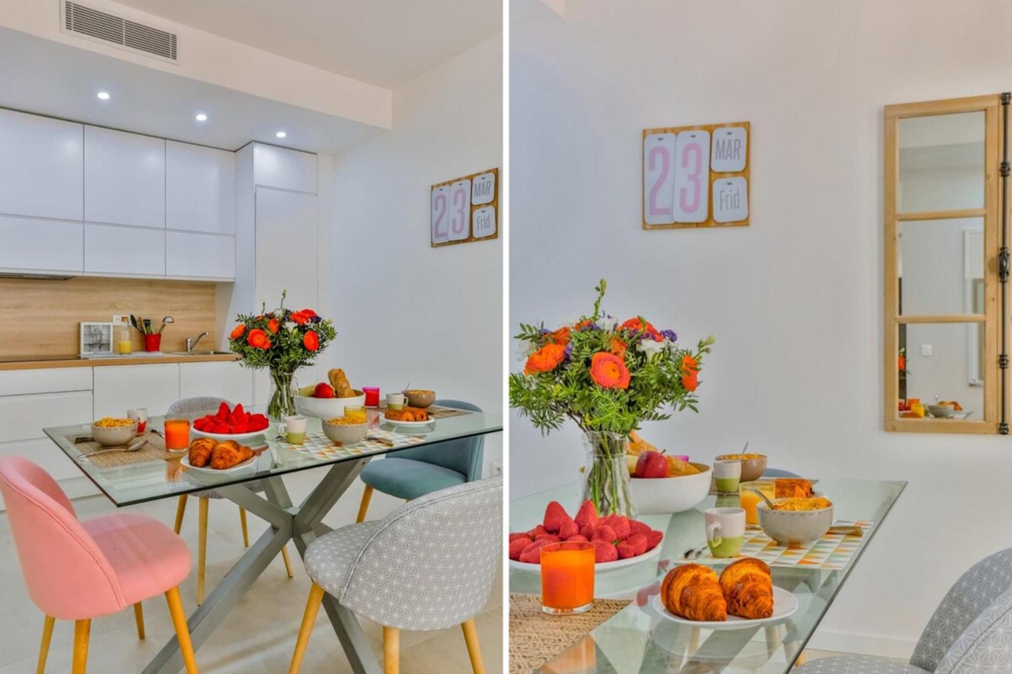 France 82 Tp -1 Min From The Sea - Terrace - Parking Apartment Nice Exterior photo